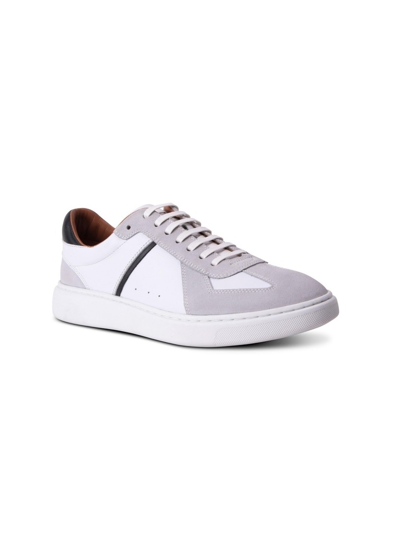 Gordon Rush Men's Palomar Casual Lace-Up Court Sneaker - White/grey