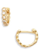 gorjana Madison Shimmer Huggie Hoop Earrings in Gold at Nordstrom