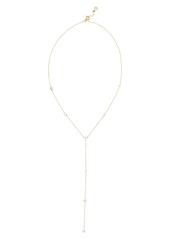 gorjana Chloe Short Lariat Long Necklace in Gold at Nordstrom