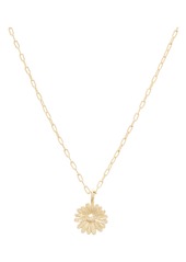 gorjana Daisy Pendant Necklace in Gold at Nordstrom