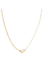 gorjana Dylan Chain Link Necklace in Gold at Nordstrom