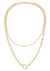 gorjana Wilder Wrap Necklace in Gold at Nordstrom