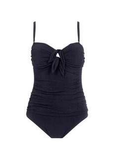 Gottex Dandy Ruched Tie-Front One-Piece Swimsuit