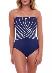 Gottex Embrace Bandeau One-Piece Swimsuit