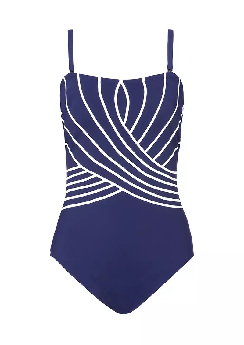 Gottex Embrace Bandeau One-Piece Swimsuit