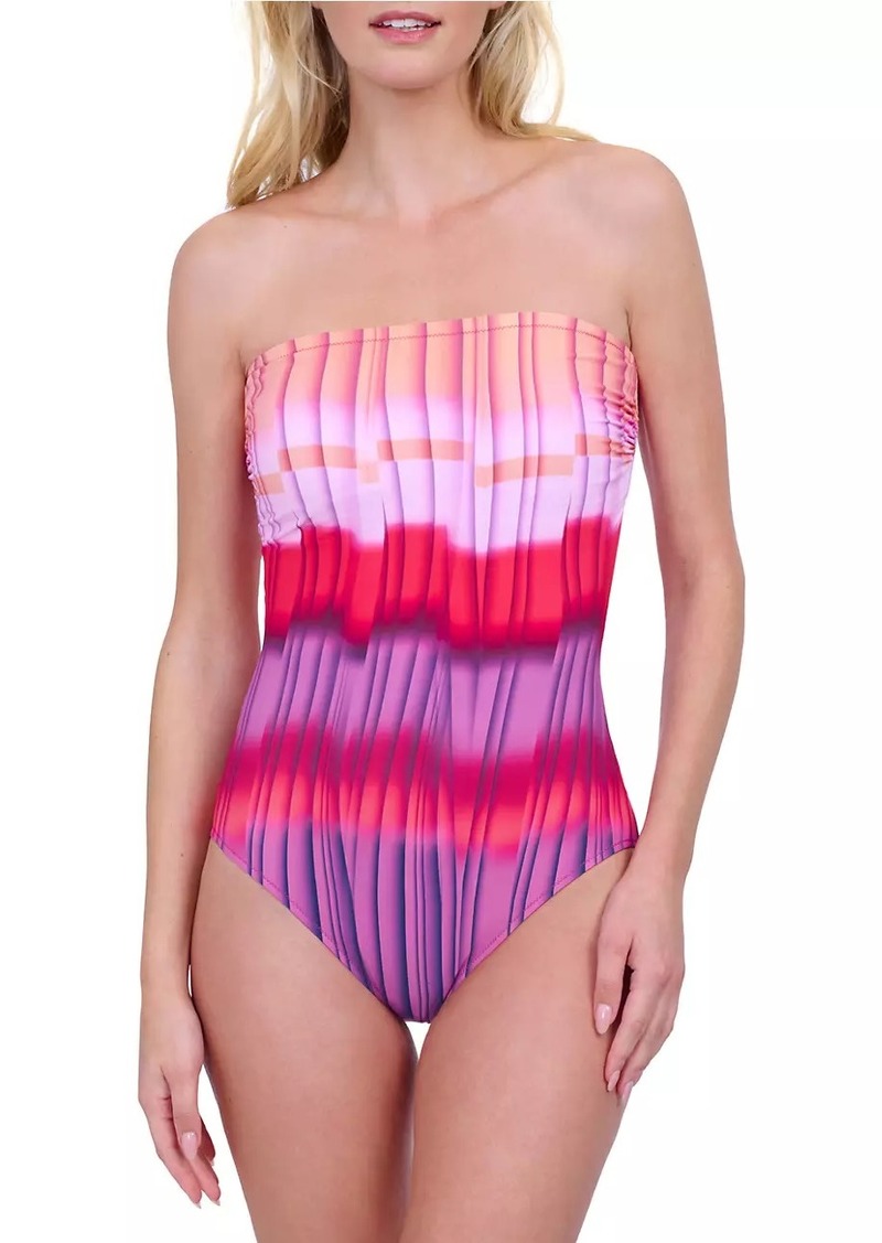 Gottex Gold Hour Bandeau One-Piece Swimsuit