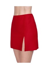 Gottex Women's Harbourside Pull On Mini Skirt Coverup - Ruby