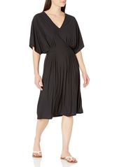 Gottex Women's Standard Bradied Elegance V Neck Beach Dress  M