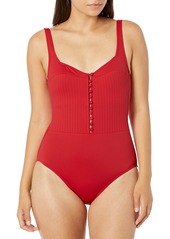 Gottex Women's Standard Sweetheart Square Neck One Piece Swimsuit
