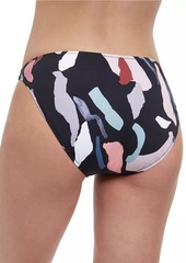 Gottex Printed Mid-Rise Bikini Bottom