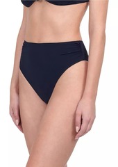 Gottex Rose Bud High-Waist Bikini Bottoms