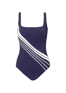 Gottex Simple Elegance Squareneck One-Piece Swimsuit