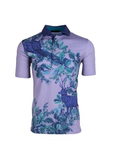 Greyson Enchanted Forest Polo In Thistle