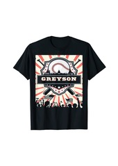 First name Greyson Baseball for game day T-Shirt