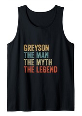 Mens Greyson the man the myth the legend Tank Top