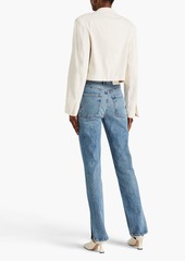 GRLFRND - Harlow high-rise slim bootcut jeans - Blue - 27