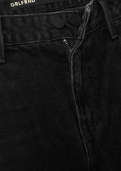 GRLFRND - Hailey mid-rise straight-leg jeans - Black - 24