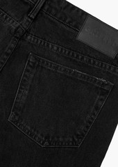 GRLFRND - Hailey mid-rise straight-leg jeans - Black - 24