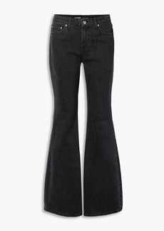 GRLFRND - Stella mid-rise flared jeans - Black - 28