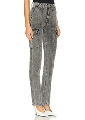 GRLFRND Harper High Rise Slim Cargo