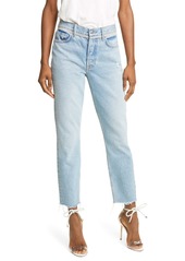 GRLFRND Karolina Crystal Trim Skinny Jeans (Kick It)