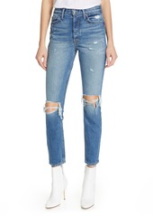 GRLFRND Karolina Ripped High Waist Skinny Jeans in I Put A Spell On You at Nordstrom