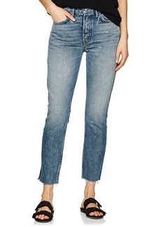 GRLFRND Women's Karolina Distressed High-Rise Jeans 