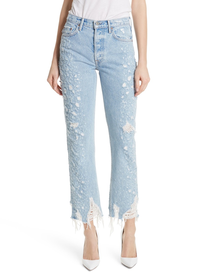 GRLFRND Helena Rigid High Waist Straight Jeans