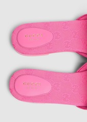 Gucci 10mm Interlocking G Canvas Slide Sandals