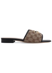 Gucci 10mm Jolie Quilted Canvas Sandals