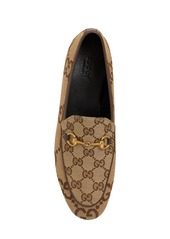Gucci 10mm Jordaan Logo Horsebit Loafers