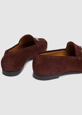 Gucci 10mm Jordaan Suede Loafers