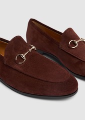 Gucci 10mm Jordaan Suede Loafers