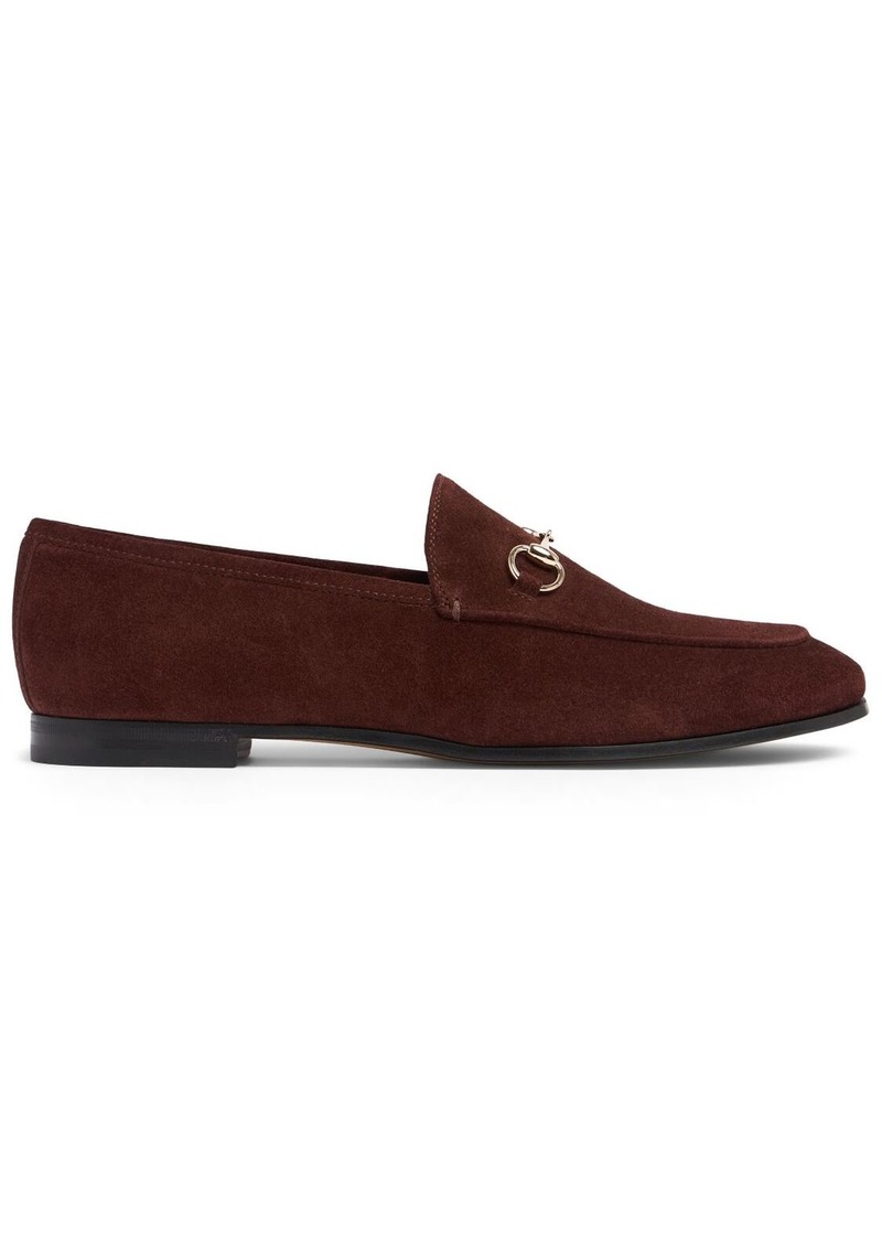 Gucci 10mm Jordaan Suede Loafers