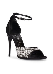 Gucci 110mm Ilse Silk Blend Sandals