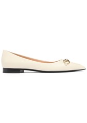 Gucci 15mm Leather Ballet Flats W/ Horsebit