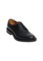 Gucci 15mm Leather Lace-up Derby Shoes