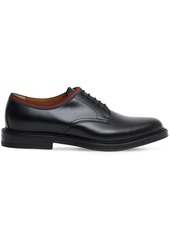 Gucci 15mm Leather Lace-up Derby Shoes