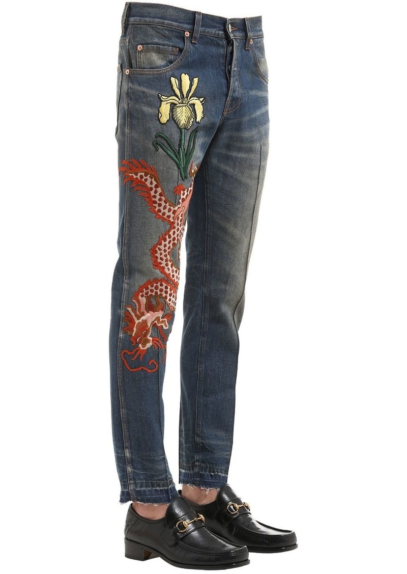 gucci dragon jeans