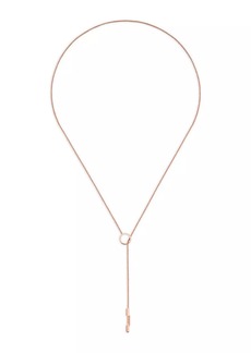 Gucci 18K Pink Gold Link To Love Necklace With Lariat Feature