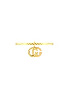 Gucci 18kt yellow gold GG running ring