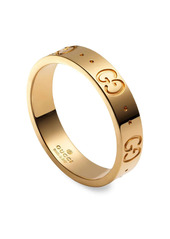 Gucci 18kt yellow gold Icon band ring