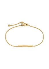 Gucci 18kt yellow gold Link to Love logo bar bracelet