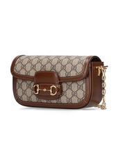 Gucci 1955 Horsebit Gg Canvas Shoulder Bag