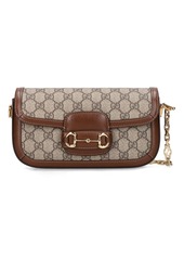 Gucci 1955 Horsebit Gg Canvas Shoulder Bag