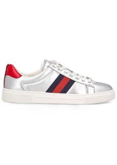 Gucci 30mm Ace Tech & Leather Sneakers W/web