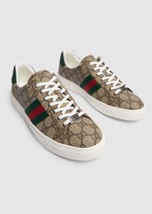 30mm Gucci Ace Canvas Trainer Sneakers
