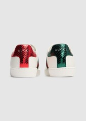 Gucci 30mm New Ace Bee Leather Sneakers