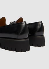 Gucci 35mm Sylke Leather Loafers