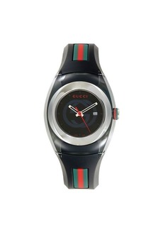 Gucci Sync 36MM Stainless Steel Rubber Strap Watch